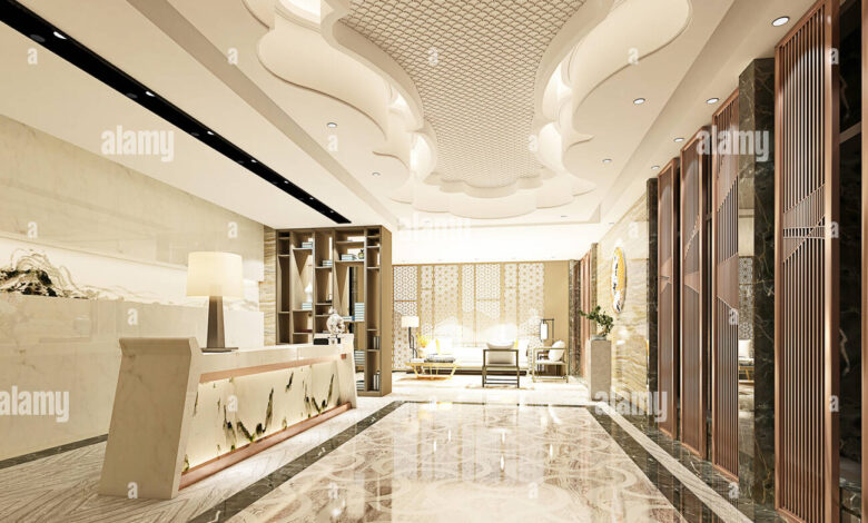 luxury hotel lobby design