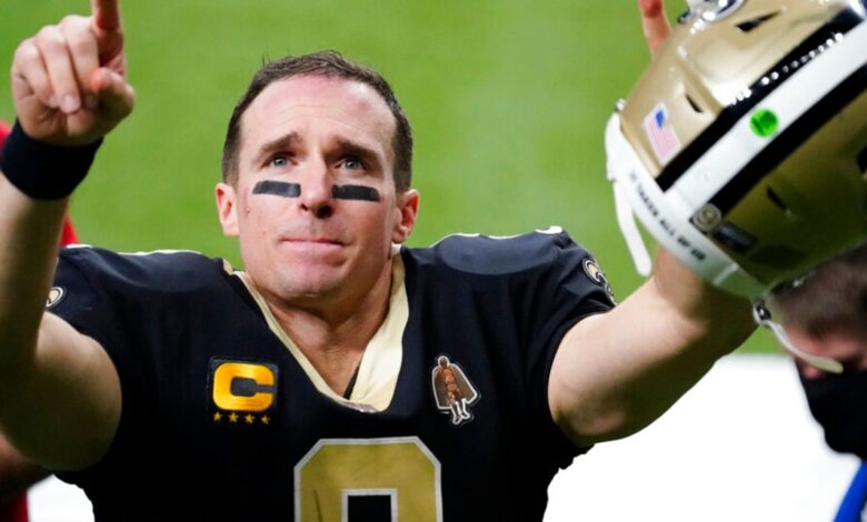 drew brees makes his nbc debut, internet amazed by his new hair