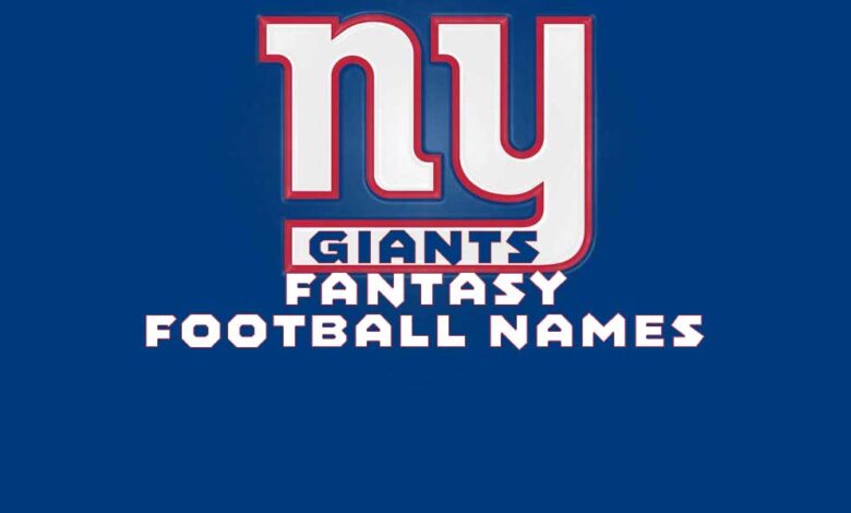 nfl giants nickname